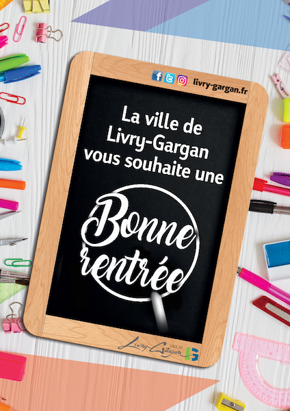 Livry-Gargan Affiche rentrée scolaire